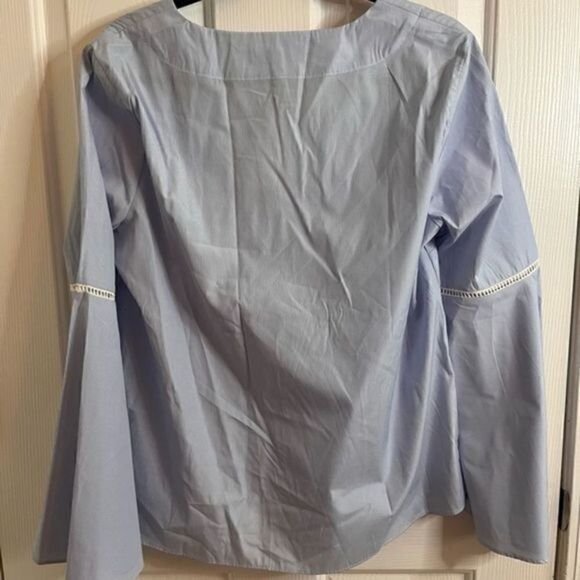 NWT Philosophy Top. Light blue. Bell Sleeves. Large. - Picture 2 of 5